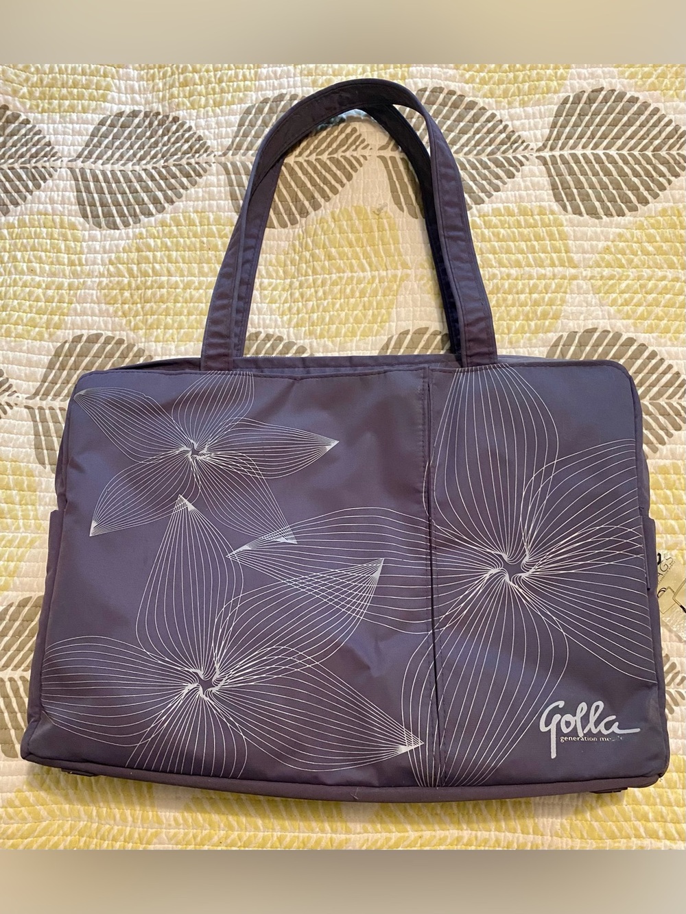Purple laptop bag
